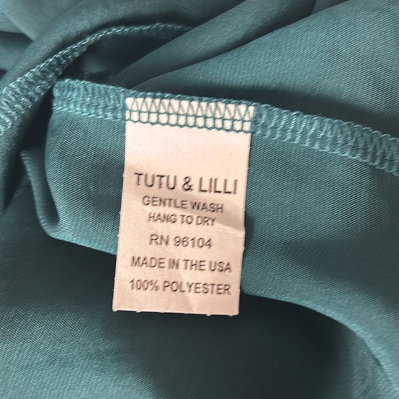 EUC tutu & lilli Wimberley silky polyester tunic top casual dress Roomy L/XL - Picture 9 of 12